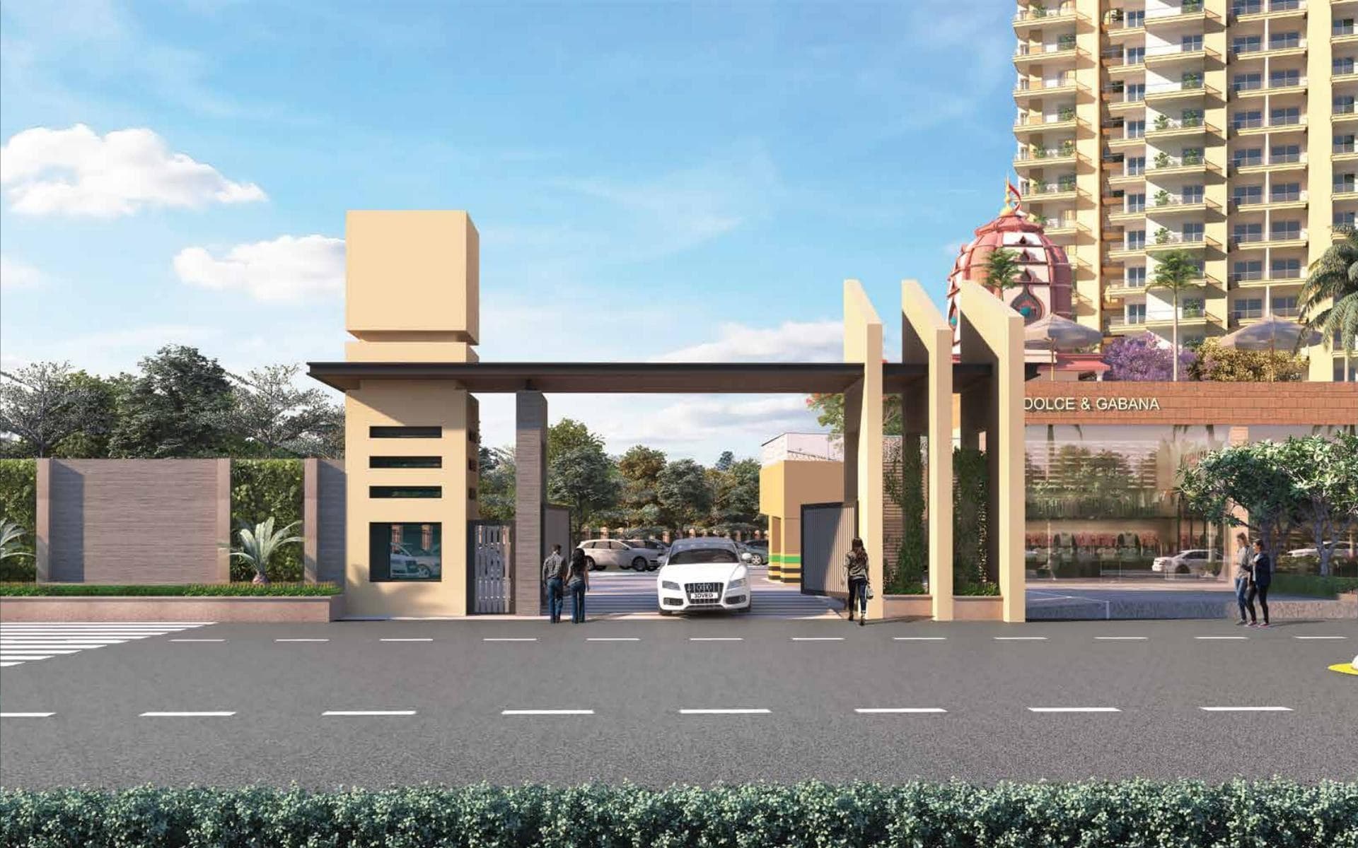 Grand Double-Height Lobby