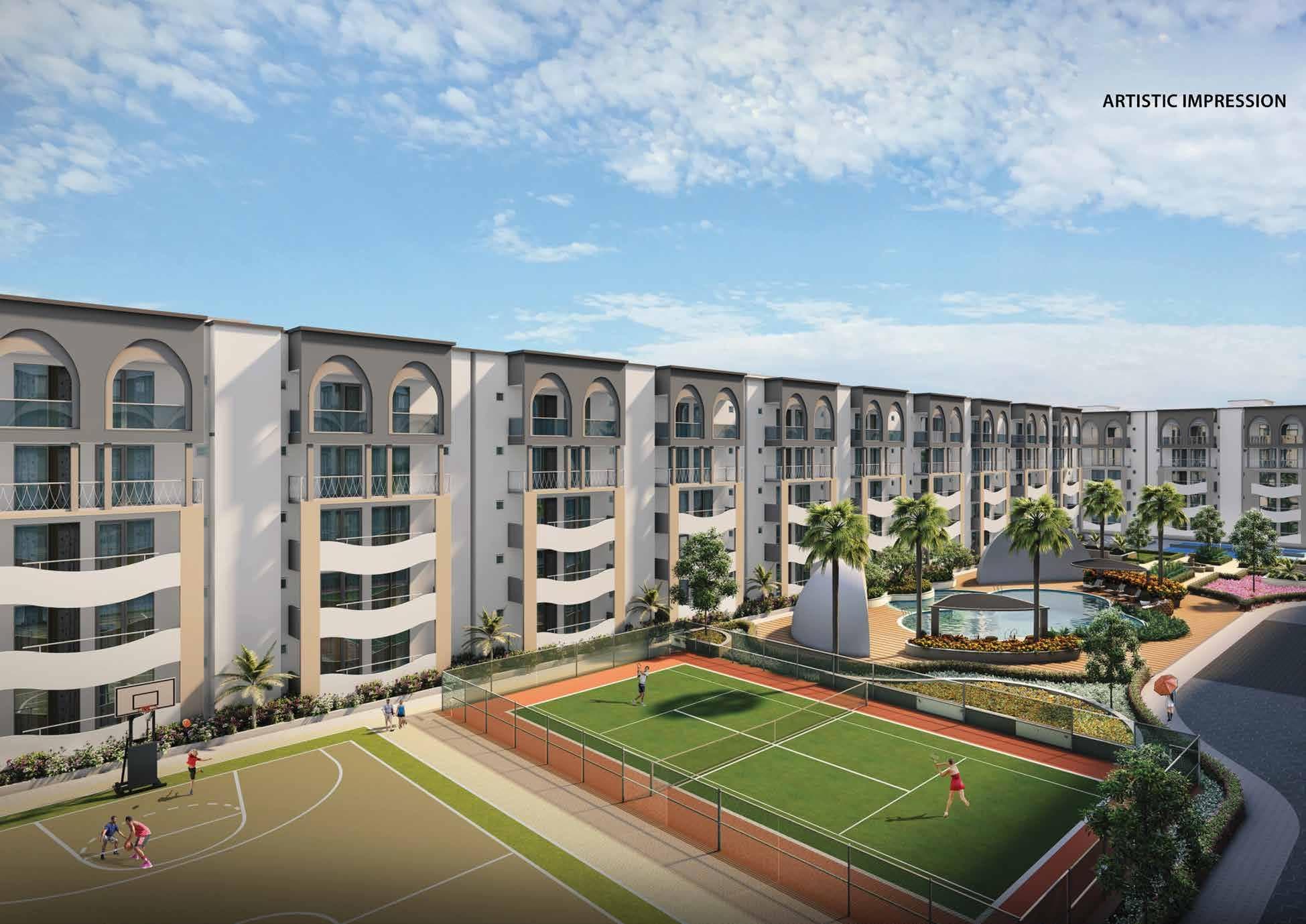Sports Court & Swimming Pool